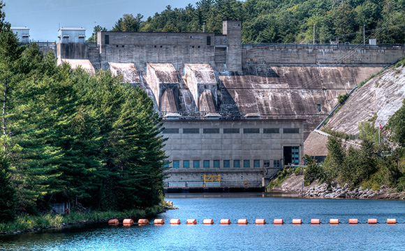 Hydro dam In the Ottawa,Valley