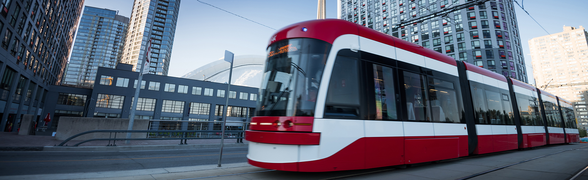 Modern Toronto street car